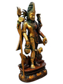 God Ardhanarishwara Brass Figurine