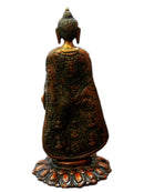 Standing Buddha with Ashtamangala Carved on His Robe