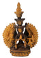 Tibetan Buddhist Deity Thousand-Armed Avalokiteshvara Brass Statue