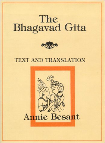 Bhagavad Gita - Text and Translation: The Lord's Song (Hardcover) By Annie Besant