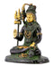 Yogeshwar Shiva Mahadev Brass Statue in Black Finish