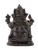 Chaturbhuj Lord Ganesh - Brass Statue