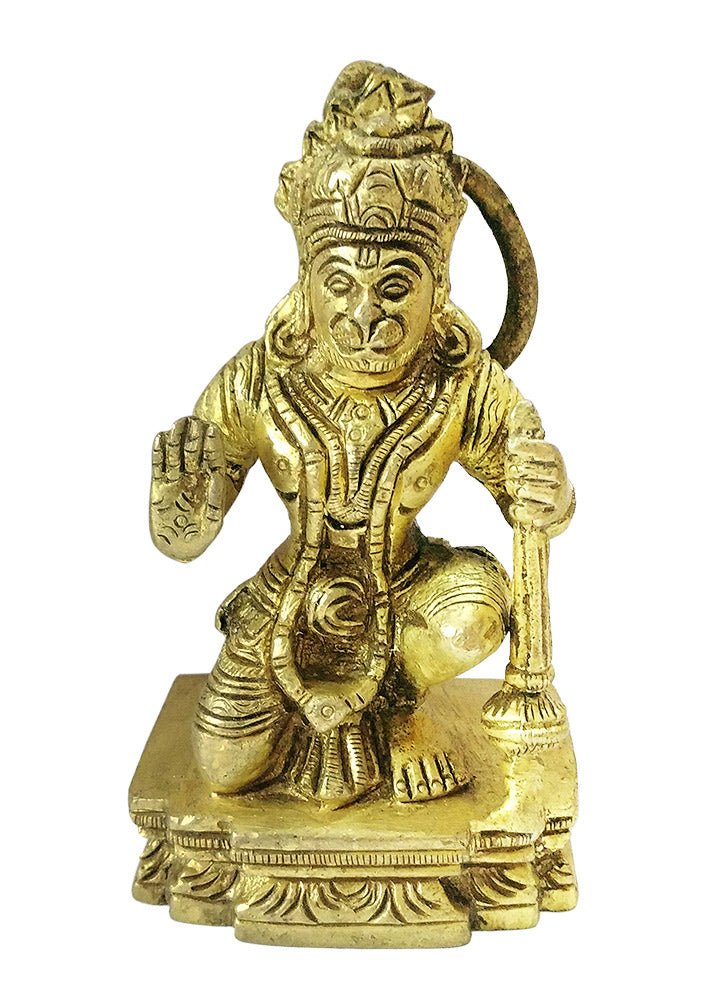 Sankat Mochan Lord Hanuman - Brass Statue