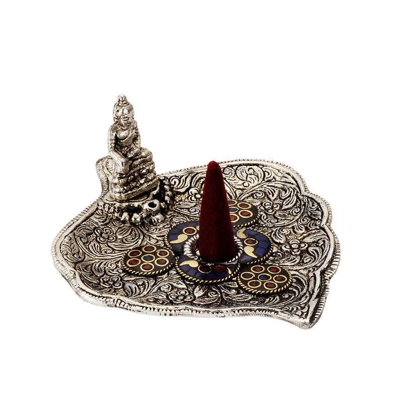 Decorative Lord Buddha Leaf Incense Holder