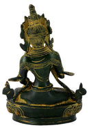 Vajradhara Vajrasattva Kwan-Yin Bodhisattva Brass Statue Showpiece (8 Inches)