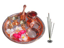 Copper Complete Pooja Thali Set for Worship
