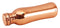 Leak Proof Curved Design Copper Water Bottle 650 ml
