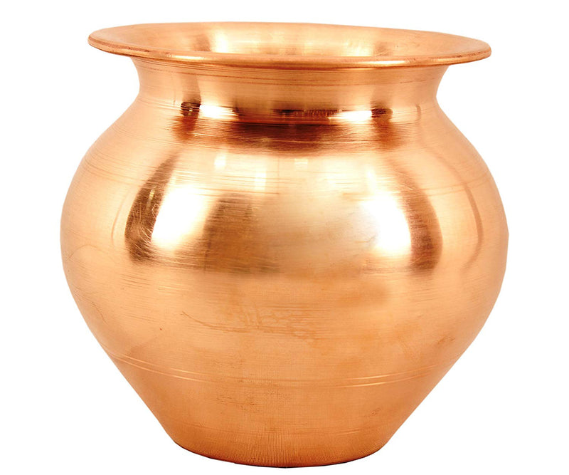 Religious Copper Lota Kalash for Temple