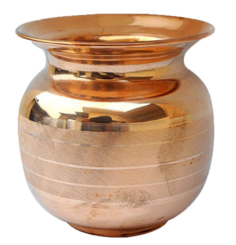 Copper Kalash Lota For Pooja