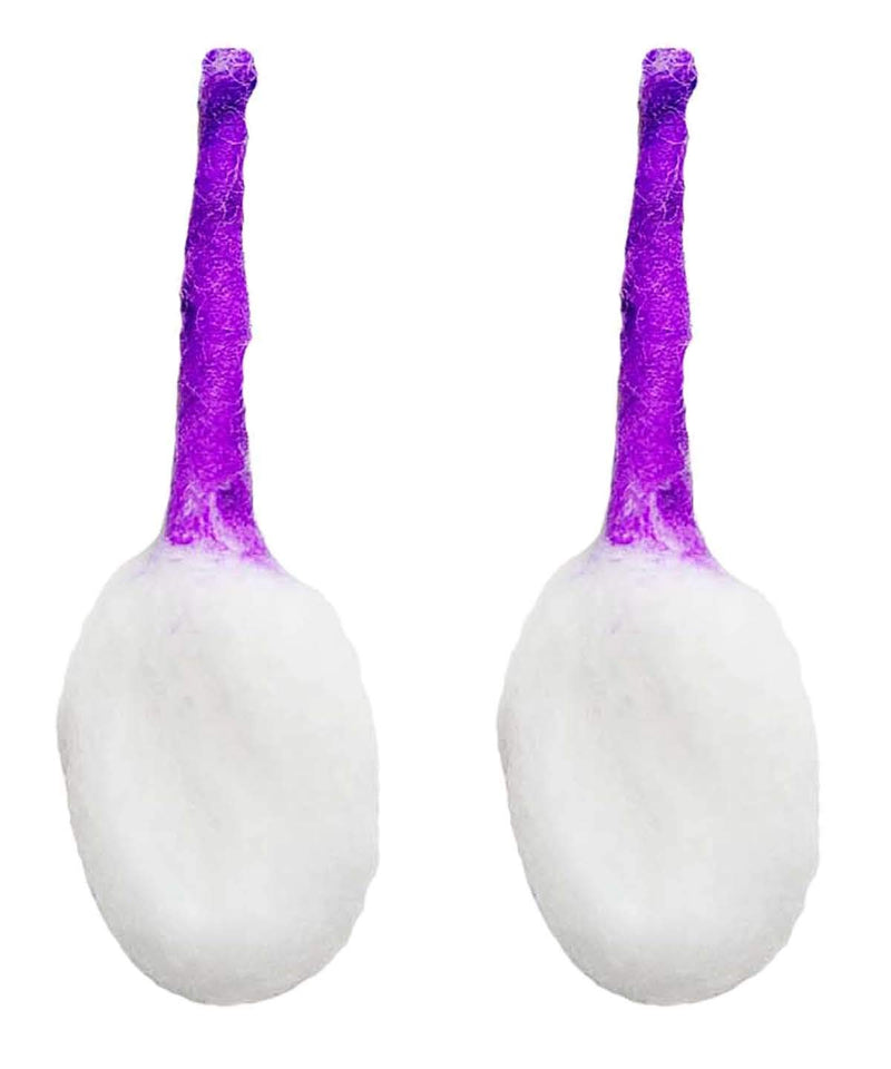 Cotton Wicks Purple Color Small - 100 Pcs