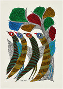 Birds Gond Painting