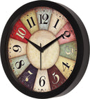 Ethnic Designer Wall Clock with Glass for Home & Offices