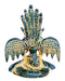 Naag Kanya Brass Statue in Black Finish