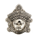 Goddess Durga White Metal Mask - Small