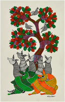 Deer Kingdom - Gond Painting