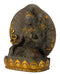 Tibetan Goddess Green Tara Antique Finish Brass Sculpture
