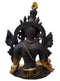 Goddess White Tara Antique Coated Brass Statue (10 Inch & 3.140 Kg.)