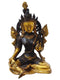 Goddess White Tara Antique Coated Brass Statue (10 Inch & 3.140 Kg.)