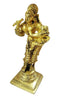 Goddess Parvati with Baby Kartikeya - Brass Statue
