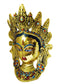 Buddhist Deity Goddess Tara Golden Mask Home Decor Metal Hanging
