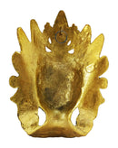 Buddhist Deity Goddess Tara Golden Mask Home Decor Metal Hanging