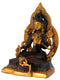Bodhisattva Goddess White Tara Brass Sculpture Buddhist Goddess of Compassion and Longevity