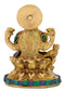Goddess Dhan Lakshmi with Kalash - Brass Statue