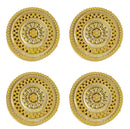 Gold Plated Kumkum Container for Women Set of 4