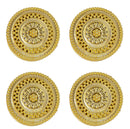Gold Plated Kumkum Container for Women Set of 4