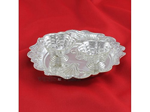 Small Size Haldi Kumkum container with plate