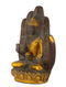 Handcrafted Buddha Palm Decorative Showpiece Brass Statue