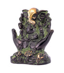 Brass Lord Ganesha Seated On Palm