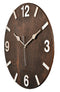 Dark Walnut Handcrafted Wooden Wall Clock