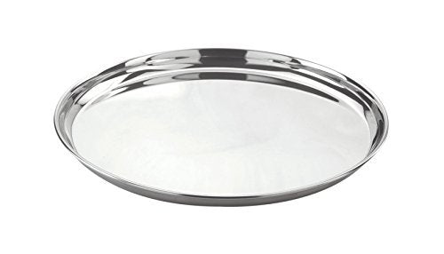 Stainless Steel Round Thali (Dinner Plates) Set of 6