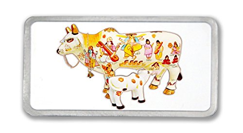 Kamdhenu Holy Cow Starling Silver Precious Coin