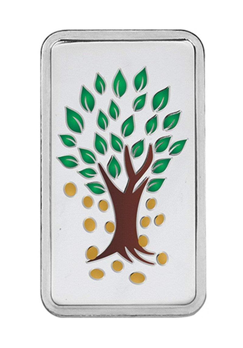 Holy Tree Kalpataru Silver Precious Coin 50g.