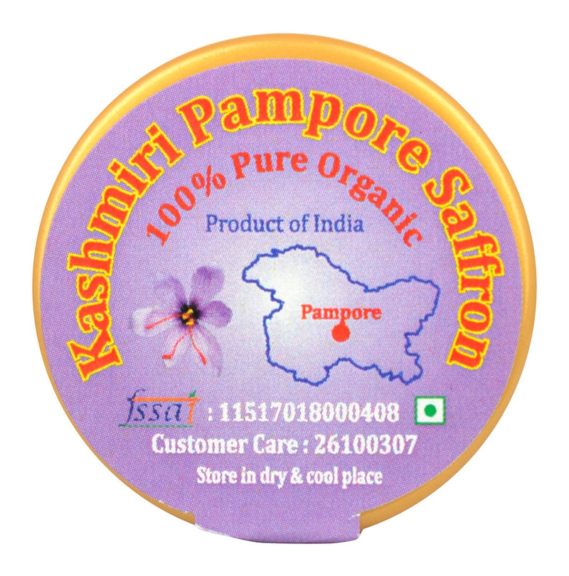 Kashmir Pampore Pampore Organic Saffron 1 gm.