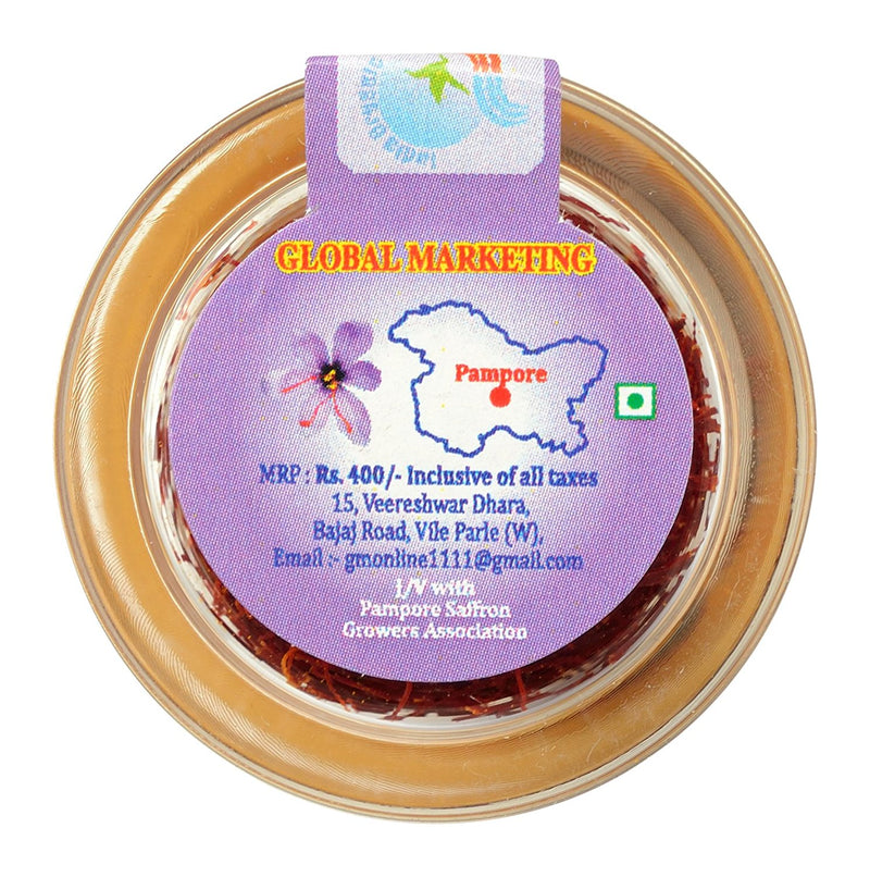 Kashmir Pampore Pampore Organic Saffron 1 gm.