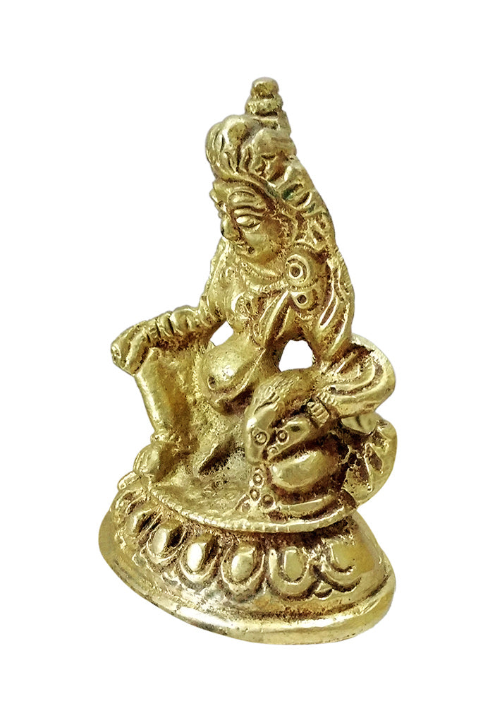Tiny Kuber Brass Statue
