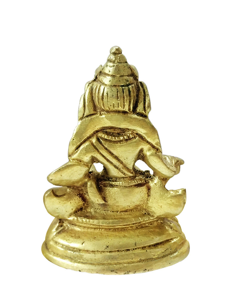 Tiny Kuber Brass Statue