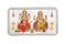 Goddess Lakshmi & Lord Ganesha Sterling Silver Coin