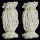 Handmade Cotton Long Diya Batti (Wicks) - 10 Bundles