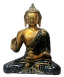 Lord Buddha Abhaya Mudra Brass Statue (7.50 inch)