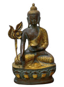 Lord Buddha Idol (6.5 Inch Tall), Hand Crafted Buddha Brass Statue