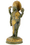 Lord Dhanvantari God of Ayurveda/Medicine Standing Statue with Green Antique Finish