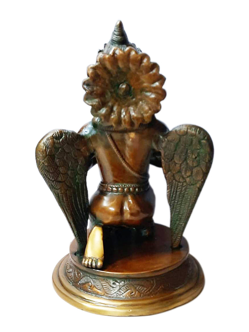 Decorative Lord Garuda Brass Idol