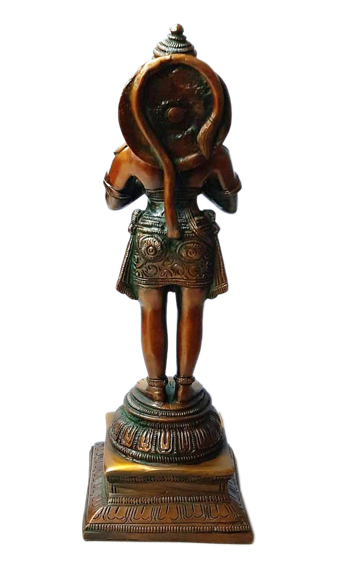 Standing Lord Hanuman Brass Statue