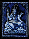 Lord Shiva Mahadev Indian Batik Print Tapestry Wall Hanging