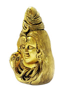 Lord Shiva Brass Head - Hindu Religious Idol