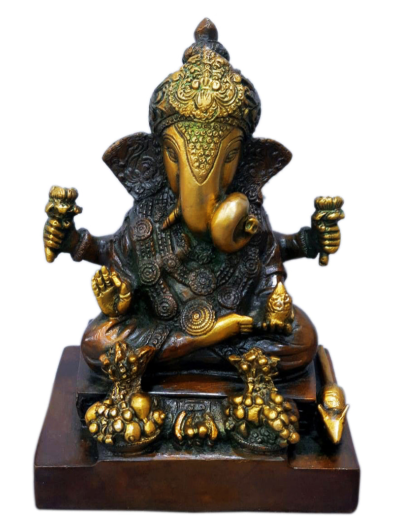Lord Siddhi Vinayaka Brass Sculpture